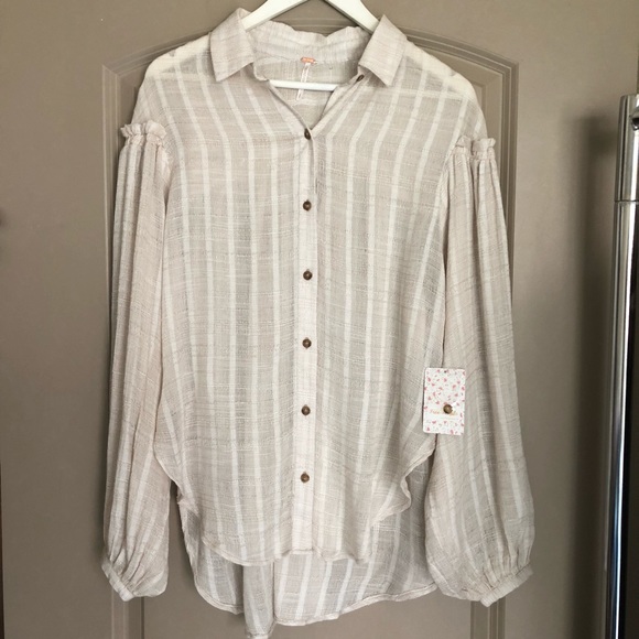 NWT Free People Headed To The Highlands Shirt - Picture 4 of 8